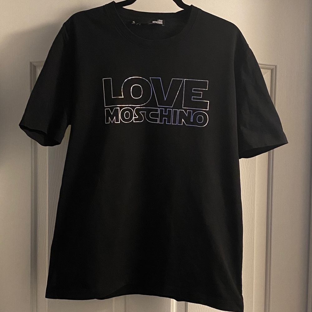 Love Moschino XL black t shirt